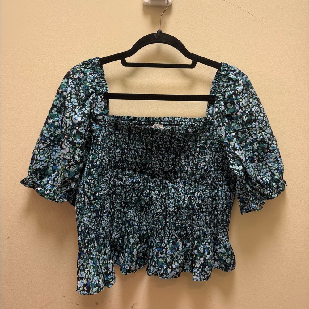 Floral Smocked Women's Top